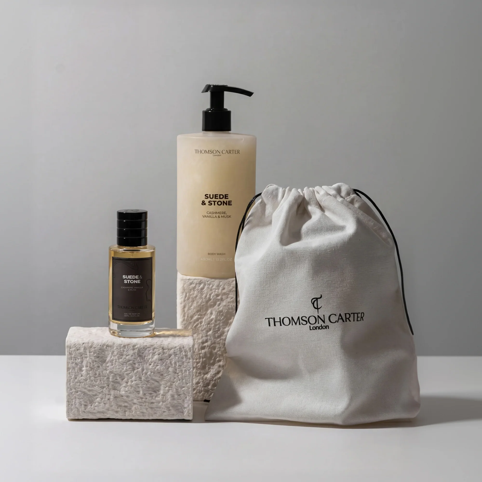 Suede & Stone | Fragrance & Body Wash Bundle - Image 2